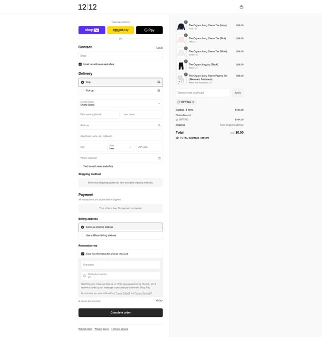 1212 checkout page showing 1212 promo code box | Screenshot taken by SimplyCodes community member on Aug 23, 2025