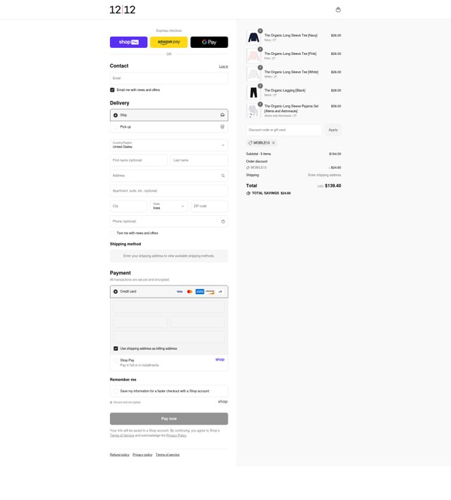 1212 checkout page showing 1212 promo code box | Screenshot taken by SimplyCodes community member on Aug 23, 2025