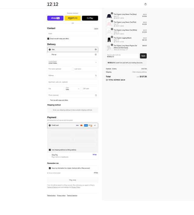 1212 checkout page showing 1212 promo code box | Screenshot taken by SimplyCodes community member on Aug 27, 2025
