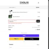 LUNARLIGHT coupon verification screenshot