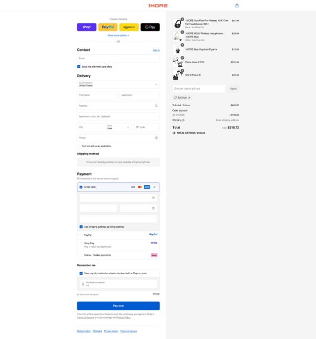 1More checkout page showing 1More promo code box | Screenshot taken by SimplyCodes community member on Sep 14, 2025