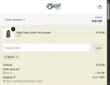 25 Hour Farms coupon verification screenshot