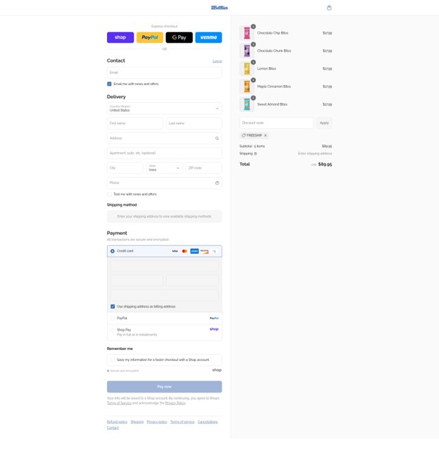 2Betties checkout page showing 2Betties discount code box | Screenshot taken by SimplyCodes community member on Sep 4, 2025