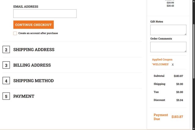 2nd & Charles checkout page showing 2nd & Charles promo code box | Screenshot taken by SimplyCodes community member on Aug 5, 2025