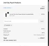 SALEOFF coupon verification screenshot