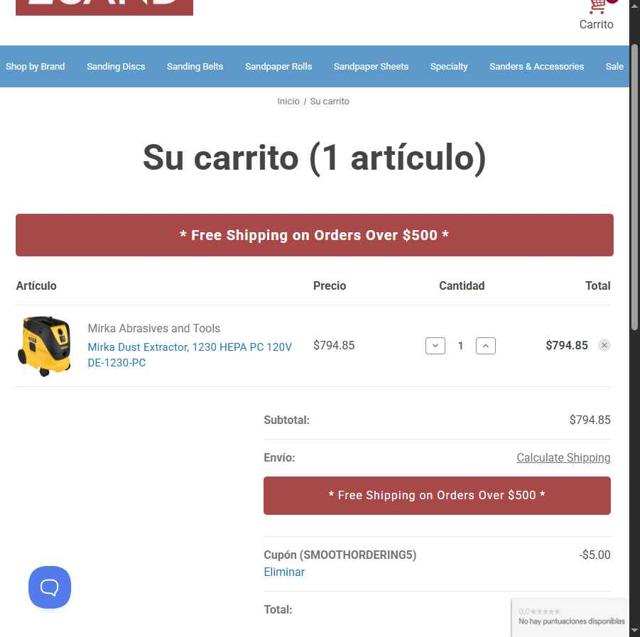 2Sand checkout page showing 2Sand coupon code box | Screenshot taken by SimplyCodes community member on Jul 22, 2025
