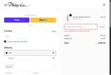 OLIVIA15 coupon verification screenshot