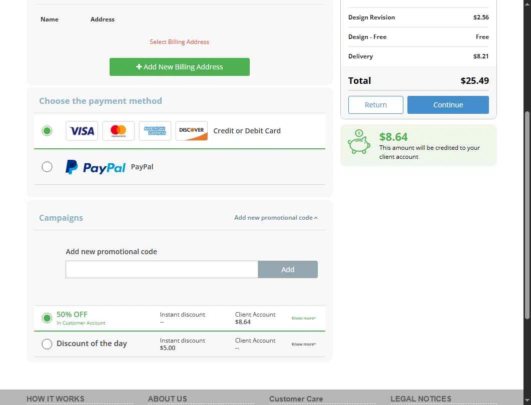 360onlineprint checkout page showing 360onlineprint coupon code box | Screenshot taken by SimplyCodes community member on May 8, 2025