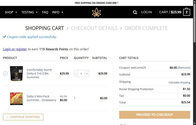 3Chi checkout page showing 3Chi coupon code box | Screenshot taken by SimplyCodes community member on May 27, 2025