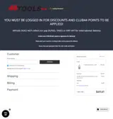 WELCOME10 coupon verification screenshot