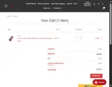 WELCOME10 coupon verification screenshot
