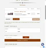 HEART25 coupon verification screenshot