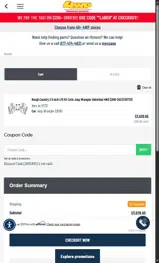 SHOCK10 coupon verification screenshot