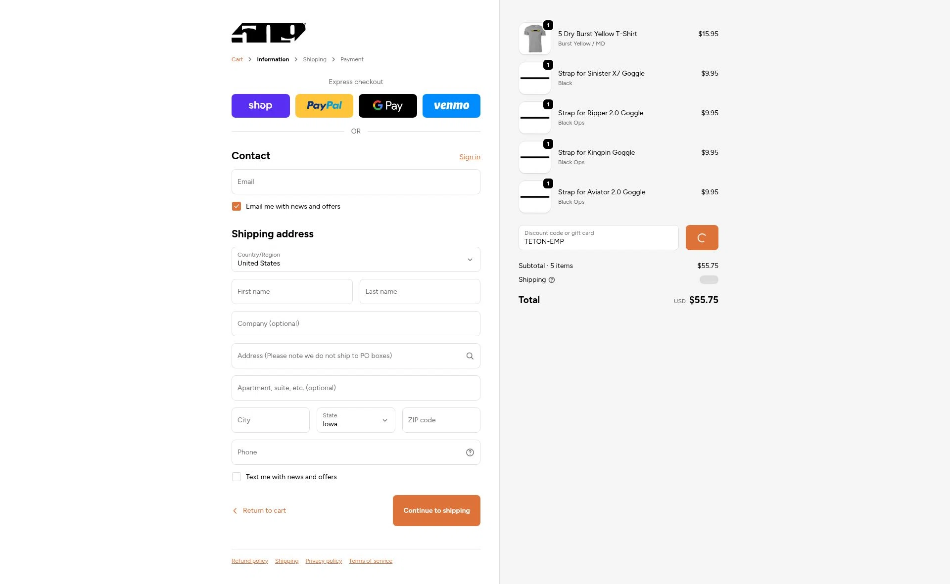 509 checkout page showing 509 discount code box | Screenshot taken by SimplyCodes community member on Feb 1, 2026