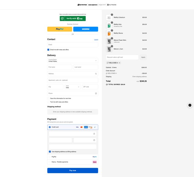 5 Star Nutrition checkout page showing 5 Star Nutrition discount code box | Screenshot taken by SimplyCodes community member on Sep 7, 2025