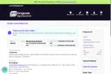 613 Originals coupon verification screenshot