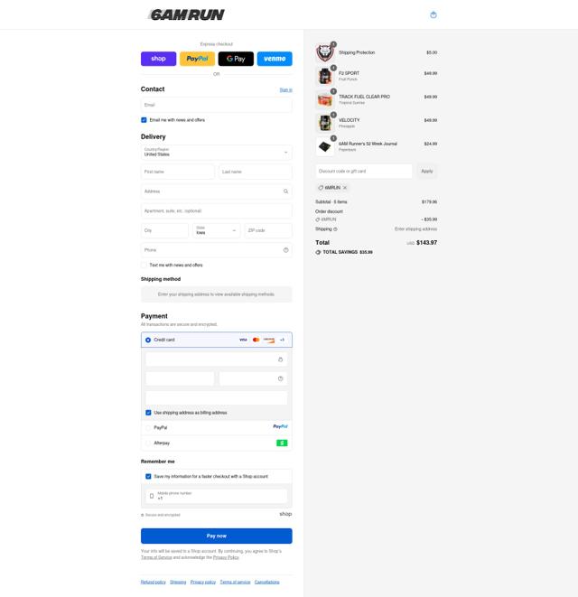 6AM Run checkout page showing 6AM Run discount code box | Screenshot taken by SimplyCodes community member on Sep 12, 2025