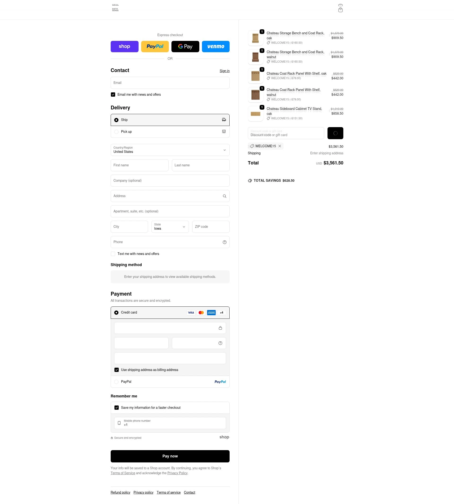6ixth Sense checkout page showing 6ixth Sense promo code box | Screenshot taken by SimplyCodes community member on Jan 26, 2026