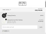 CART35 coupon verification screenshot