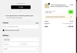 7ohBlack coupon verification screenshot