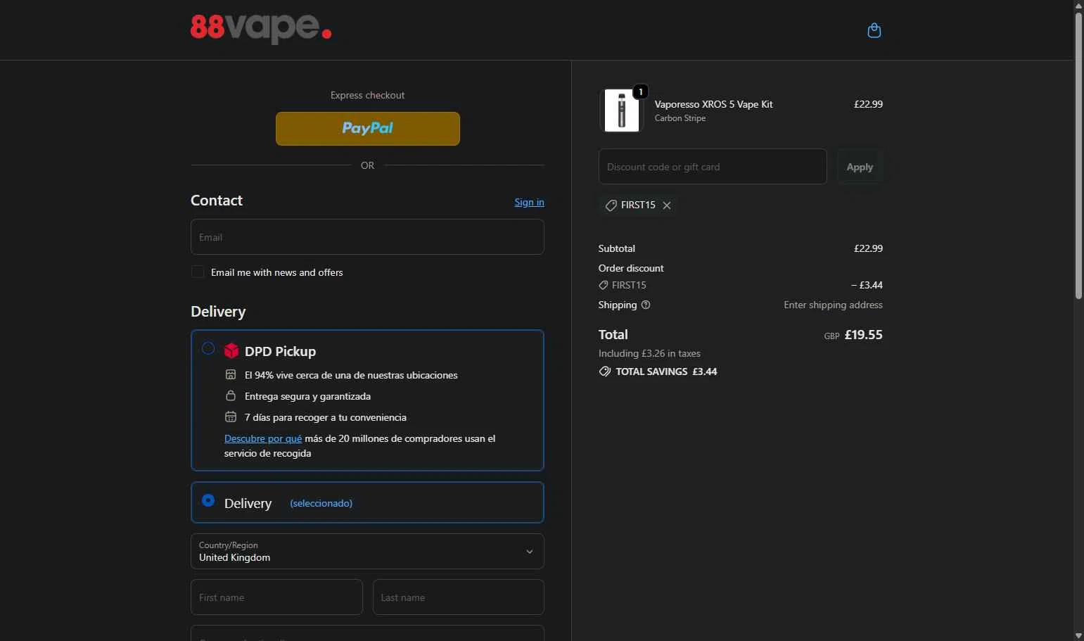 88 vape discount code 88Vape Promo Codes