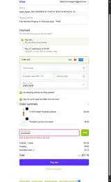 HIAGAIN20 coupon verification screenshot