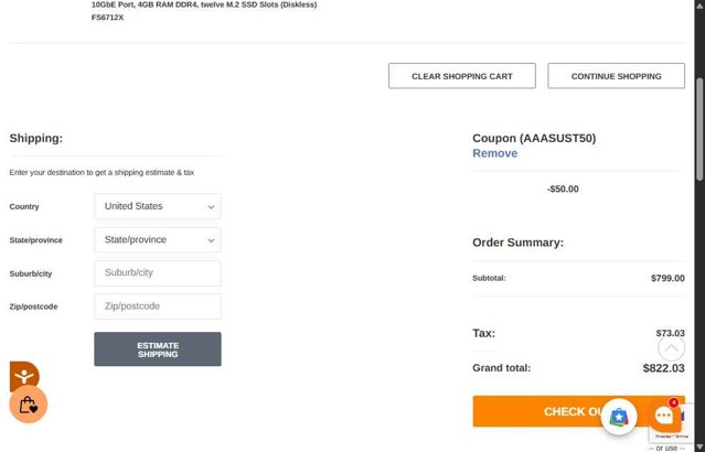 AAAWAVE checkout page showing AAAWAVE coupon code box | Screenshot taken by SimplyCodes community member on Aug 2, 2025