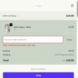 BF20 coupon verification screenshot