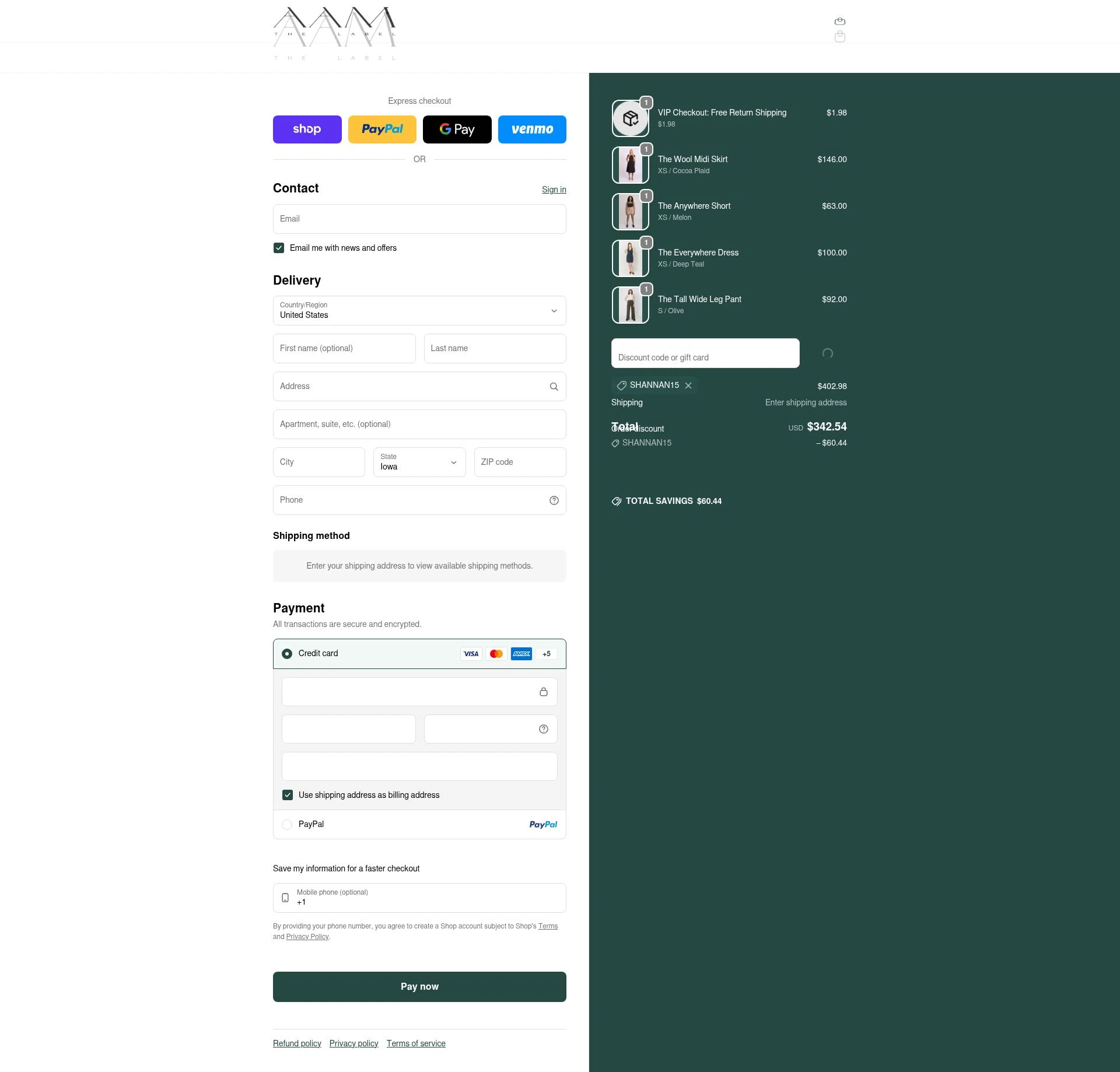 AAM checkout page showing AAM discount code box | Screenshot taken by SimplyCodes community member on Feb 20, 2026