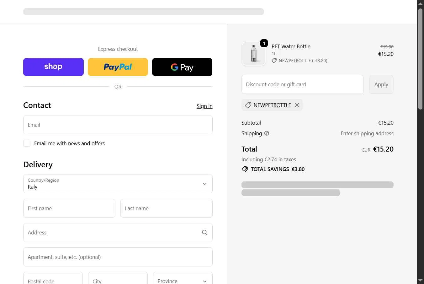 Aarke checkout page showing Aarke discount code box | Screenshot taken by SimplyCodes community member on Jan 26, 2026