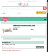 BABY10 coupon verification screenshot