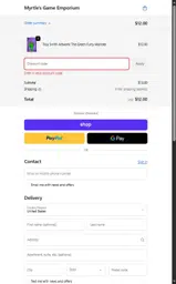 Abanigo Store coupon verification screenshot
