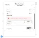 ABC Fine Wine & Spirits coupon verification screenshot