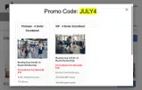 ABC Fitness coupon verification screenshot