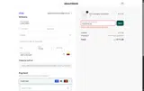 About:blank coupon verification screenshot