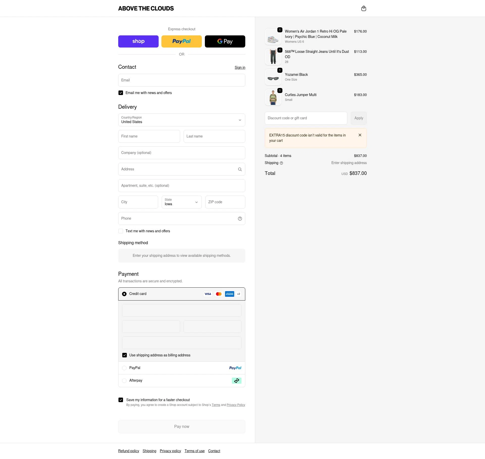 Above the Clouds coupon code tested [monthyear] – Coupons Scout