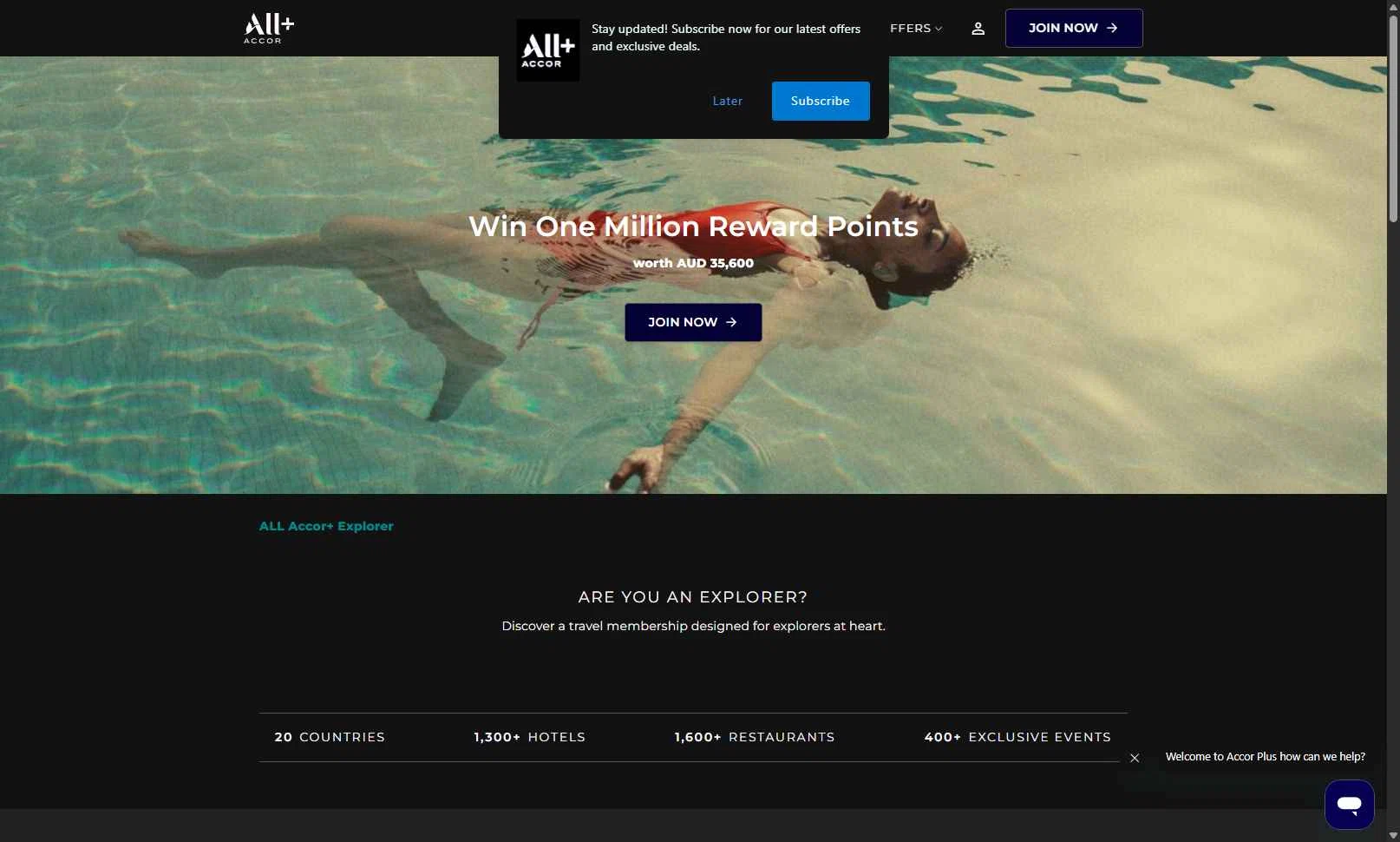 All Accor+ checkout page showing All Accor+ promo code box | Screenshot taken by SimplyCodes community member on Nov 27, 2025