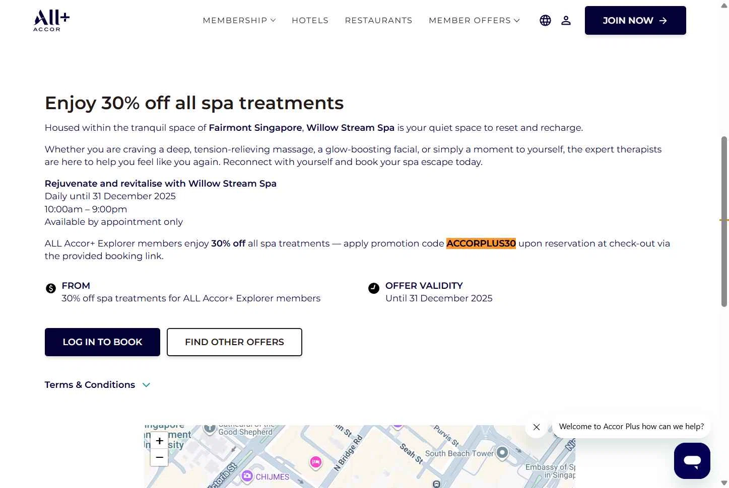 All Accor+ checkout page showing All Accor+ promo code box | Screenshot taken by SimplyCodes community member on Dec 26, 2025