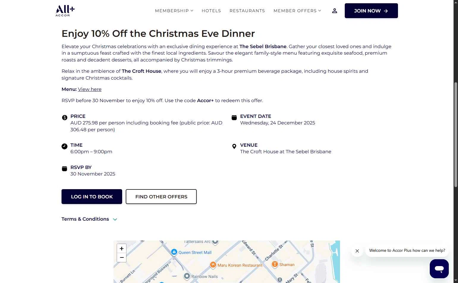 All Accor+ checkout page showing All Accor+ promo code box | Screenshot taken by SimplyCodes community member on Nov 27, 2025
