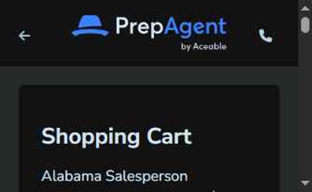 AceableAgent checkout page showing AceableAgent discount code box | Screenshot taken by SimplyCodes community member on Sep 7, 2025
