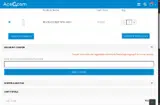 AceCosm coupon verification screenshot