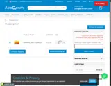AceCosm coupon verification screenshot