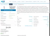 ACEPROXY15 coupon verification screenshot