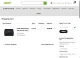 Acer coupon verification screenshot