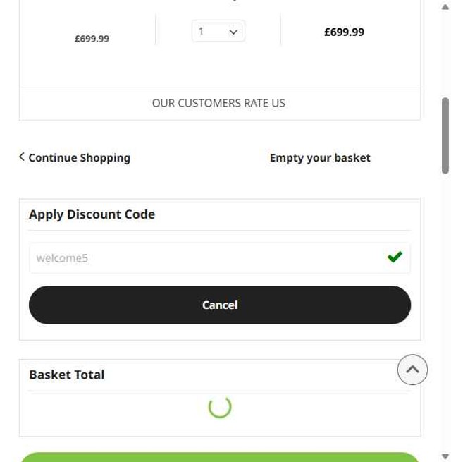 Acer checkout page showing Acer promo code box | Screenshot taken by SimplyCodes community member on Sep 1, 2025