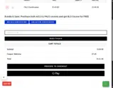 WELCOME coupon verification screenshot