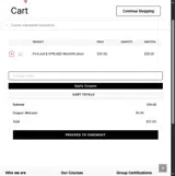 WELCOME coupon verification screenshot