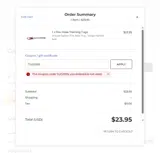 TUG2026 coupon verification screenshot
