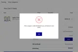BOGO25 coupon verification screenshot