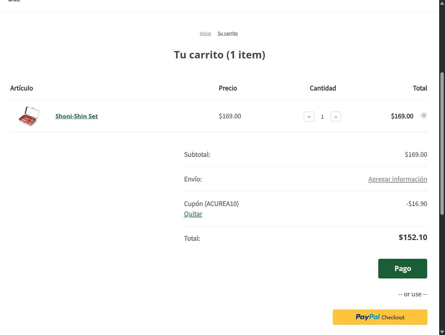 Acurea USA checkout page showing Acurea USA promo code box | Screenshot taken by SimplyCodes community member on Sep 8, 2025